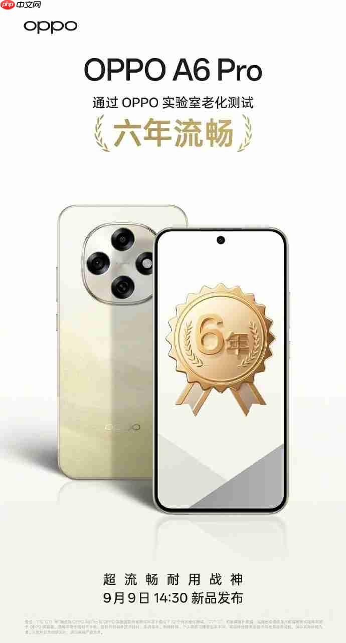 超流畅耐用战神!OPPO A6 Pro配置抢先看