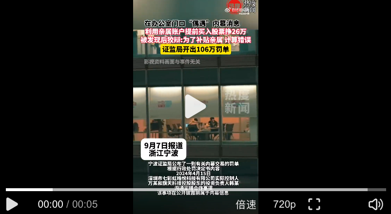 隔墙有耳，百万元罚单！内幕交易“偷听”获利26万反被罚没106万