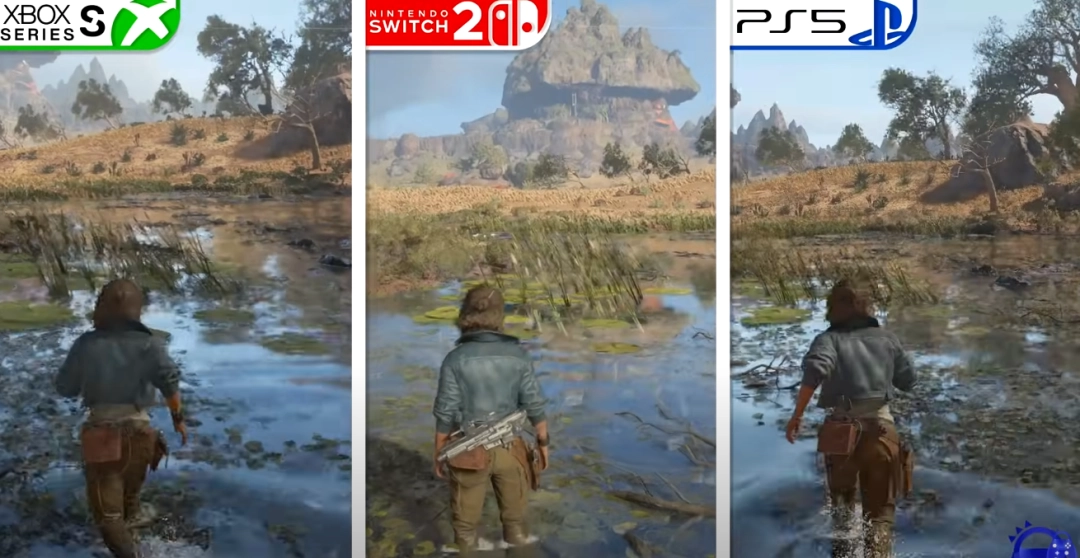 《星球大战:亡命之徒》Switch2版对比分析 帧数稳30帧!