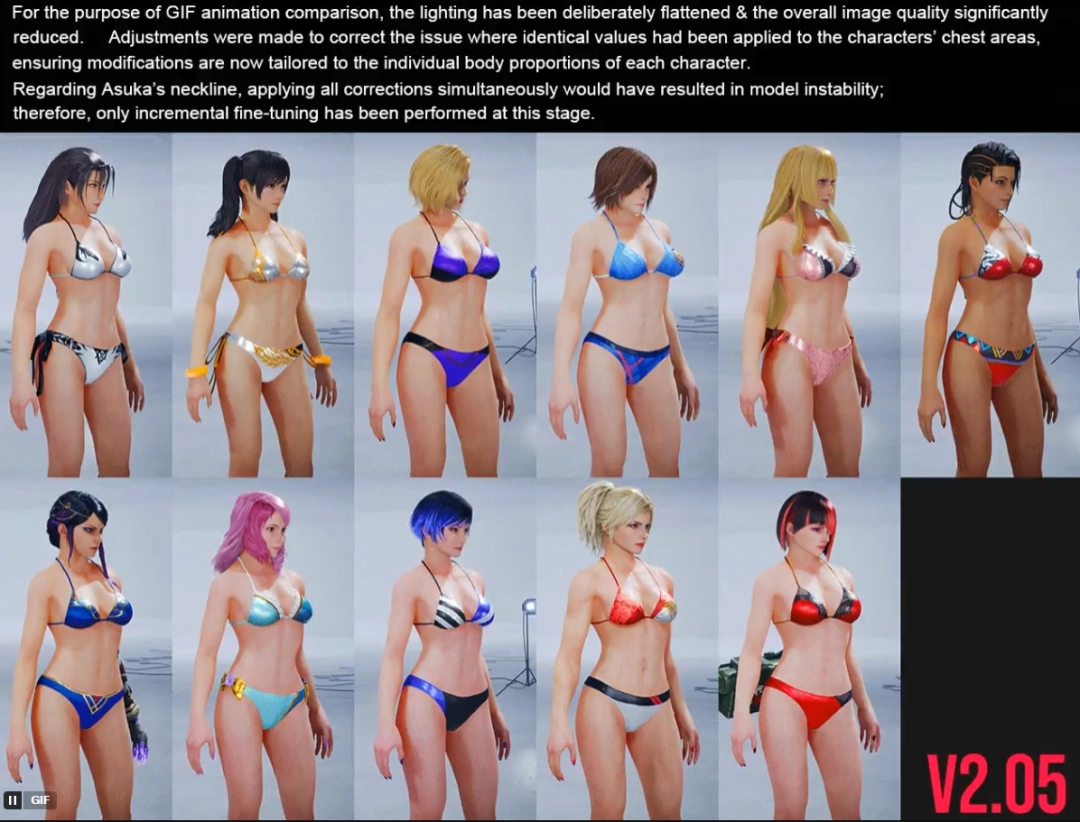 大雷回来了!《铁拳8》女角色身体部位重新调整!