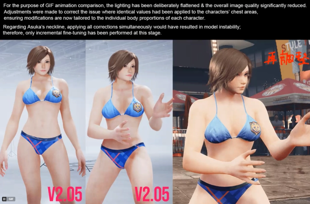 大雷回来了!《铁拳8》女角色身体部位重新调整!