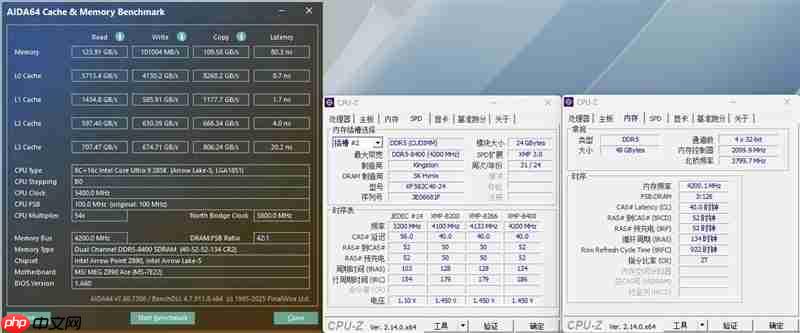 锐龙7 9800X3D网游、酷睿Ultra 9 285K对比：Intel搭配顶级8400MHz内存依然差距巨大