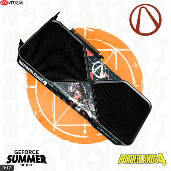 全球仅此一块!RTX 5090《无主之地4》定制版免费送