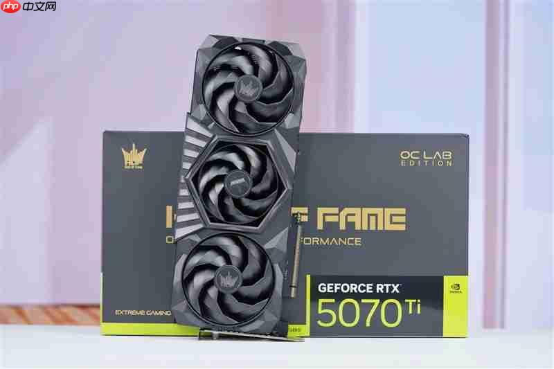 最强非公降临！影驰RTX 5070 Ti HOF OC LAB黑魂X显卡评测：供电、散热都是顶级