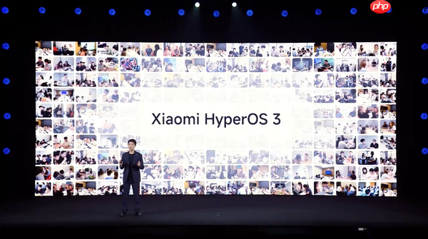 小米澎湃OS 3发布 流畅度优化+相册改版 明天开始推送!