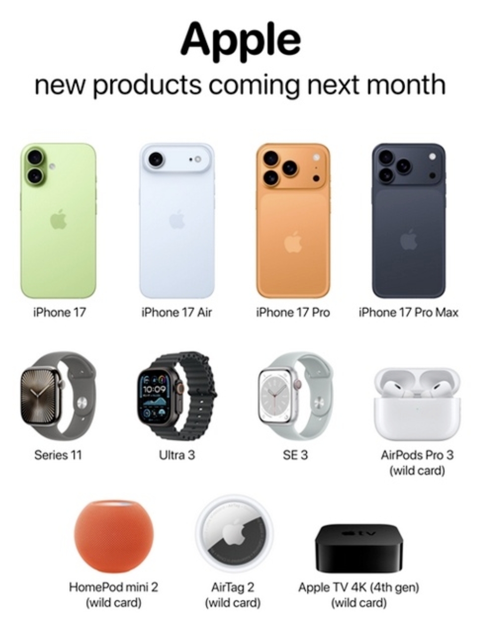 iPhone17全系价格曝光：苹果或将停售7款产品