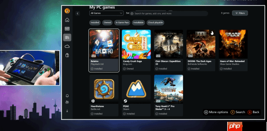 博主评测Xbox新掌机：游玩《毁灭战士：黑暗时代》可达70帧