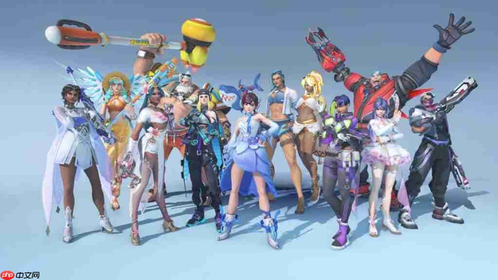 清凉服装大放送!《守望先锋2》18赛季通行证皮肤亮相