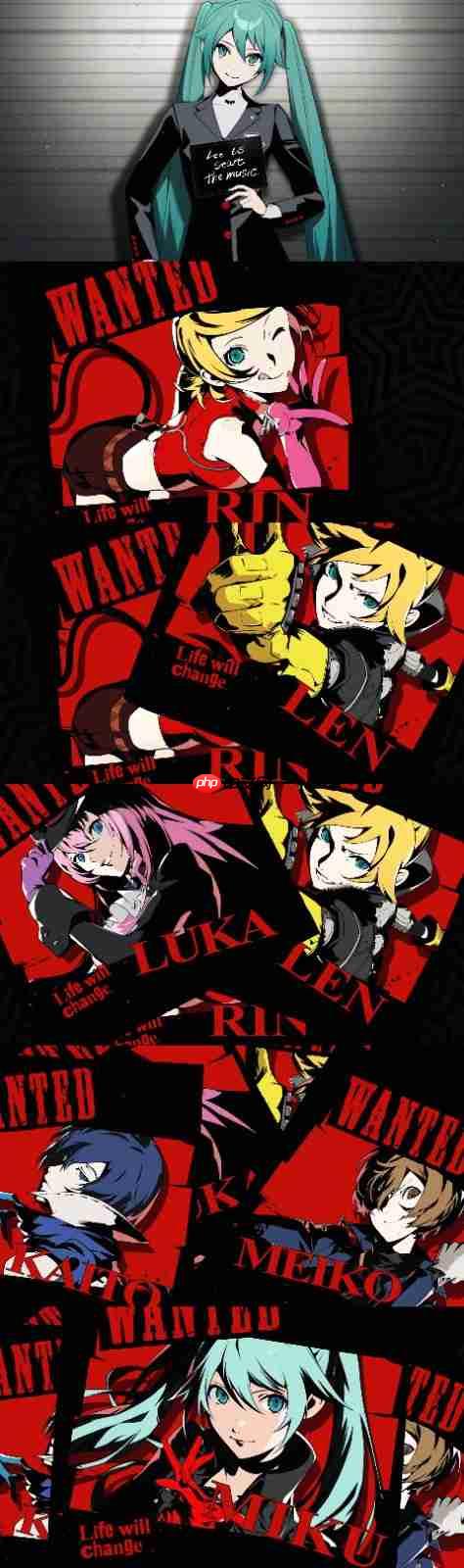 《初音未来：缤纷舞台》X《女神异闻录5：皇家版》联动 全新美图＆MV欣赏！