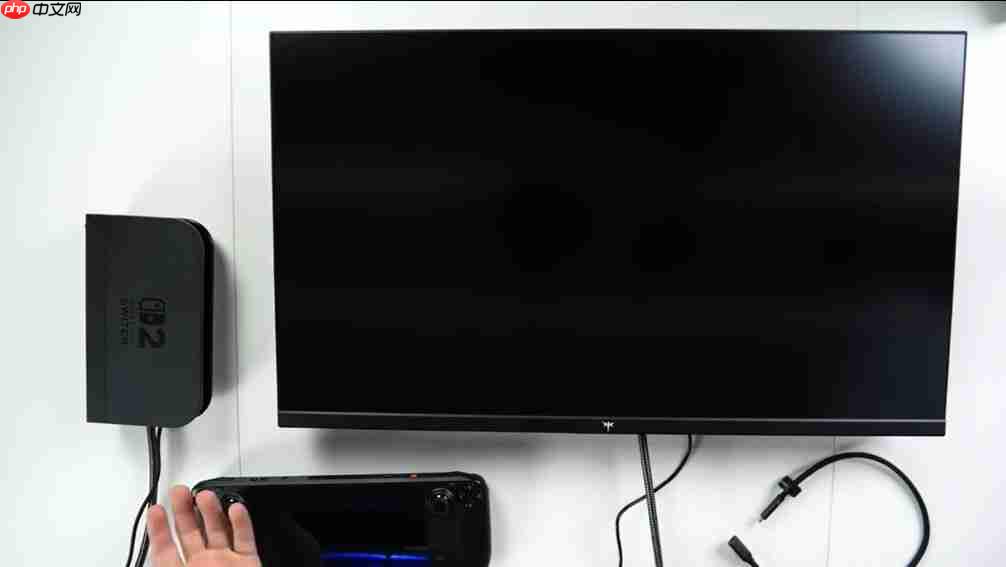 博主用Steam Deck破解Switch2底座秘密 实锤支持VRR