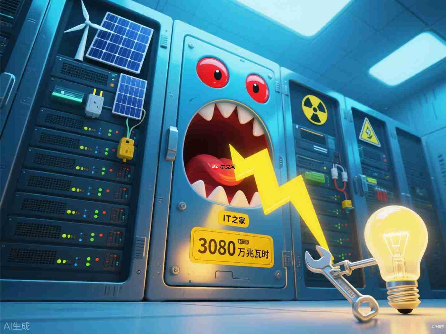 谷歌数据中心电力消耗四年翻番，碳中和目标面临严峻挑战