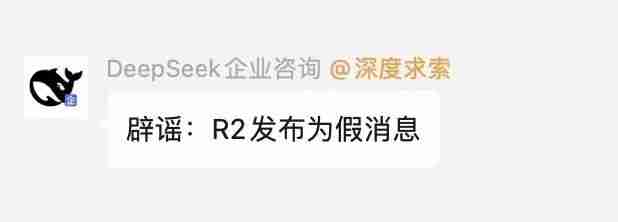 DeepSeek官方辟谣R2模型将在3月17日发布：假消息！