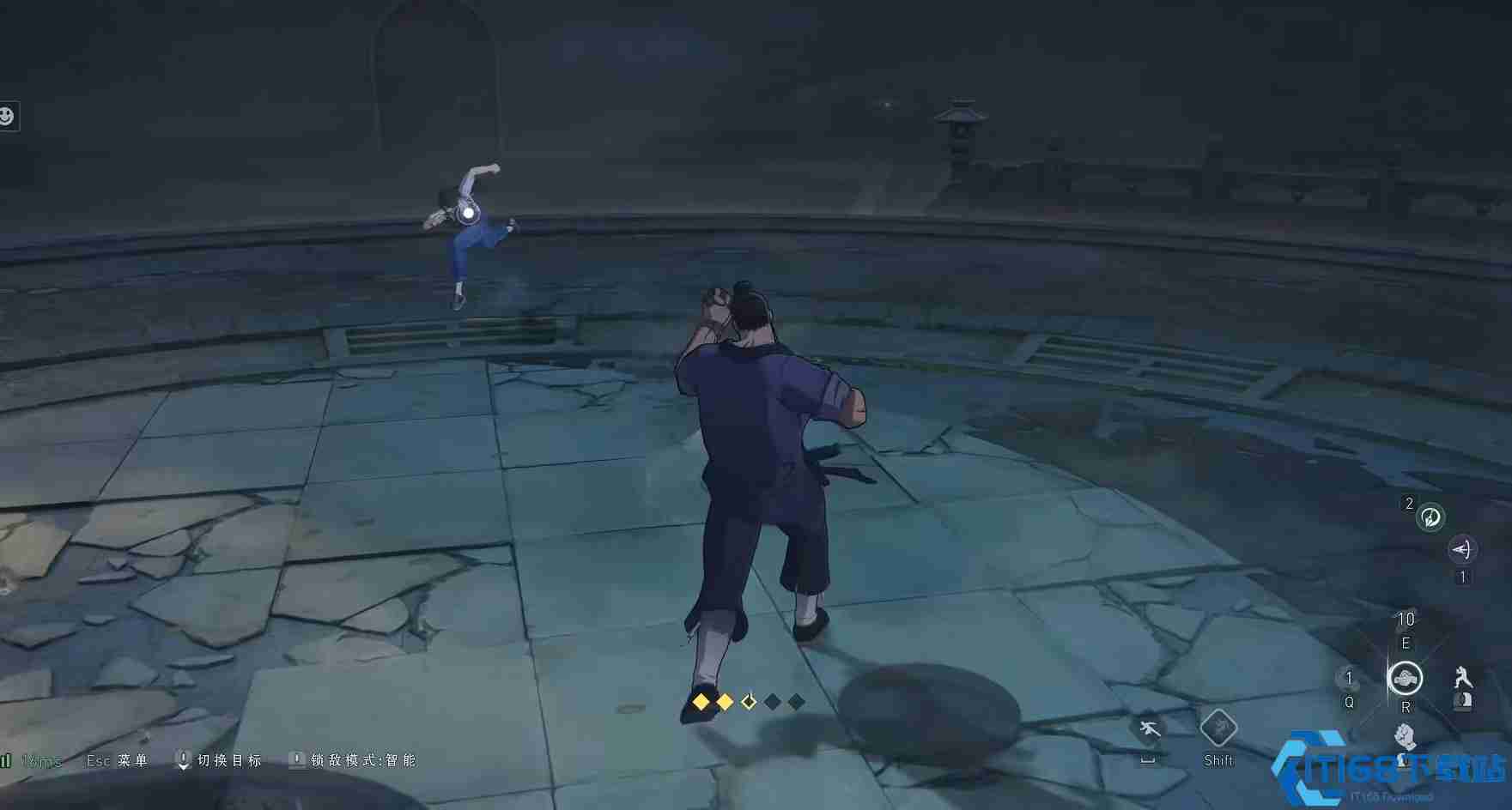 异人之下手游荣山连招技巧 3A无限平推流实战教学