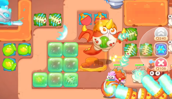 保卫萝卜4饿龙传说第60关玩法指南