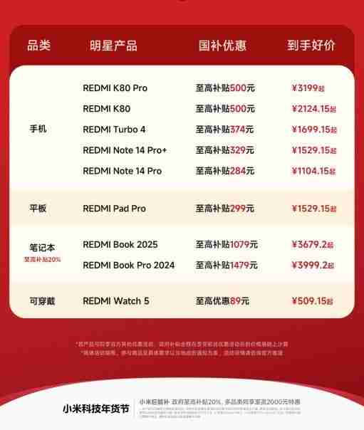 小米15低至3999元!小米手机最新国补价格一览 日销量已达到国补前的4倍