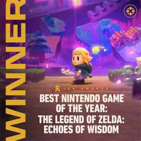 《塞尔达传说:智慧的再现》获IGN年度最佳任天堂游戏