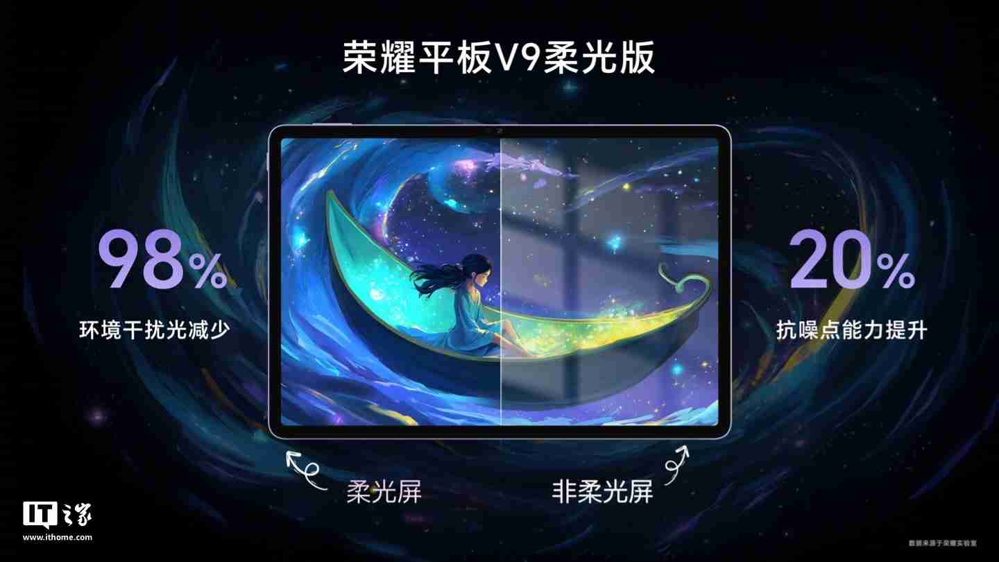 荣耀平板 V9 今日首销：天玑 8350 至尊版、10100mAh 电池，1999 元起