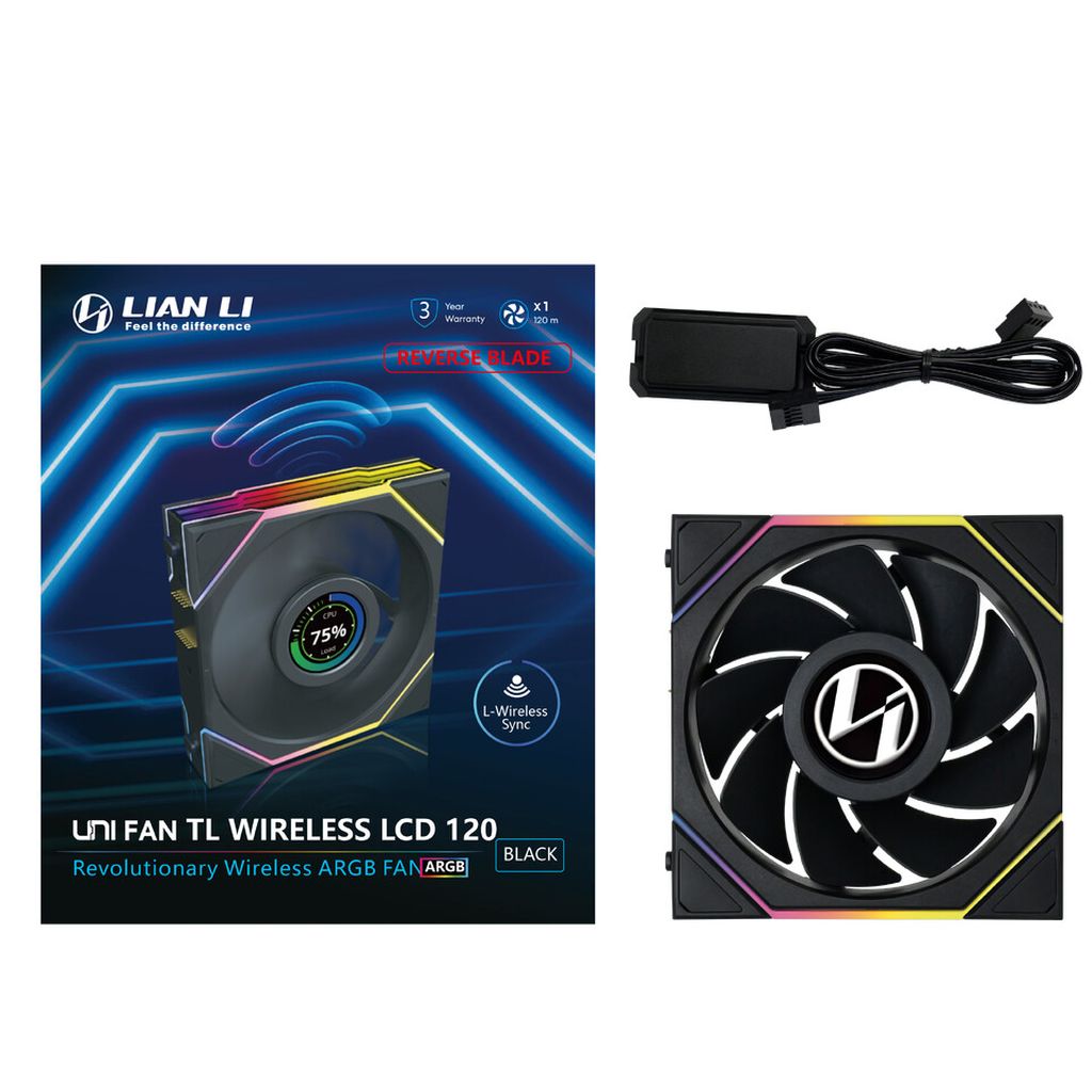 联力发布 UNI FAN TL 无线系列风扇:告别线材束缚,无线控制 ARGB 和速度