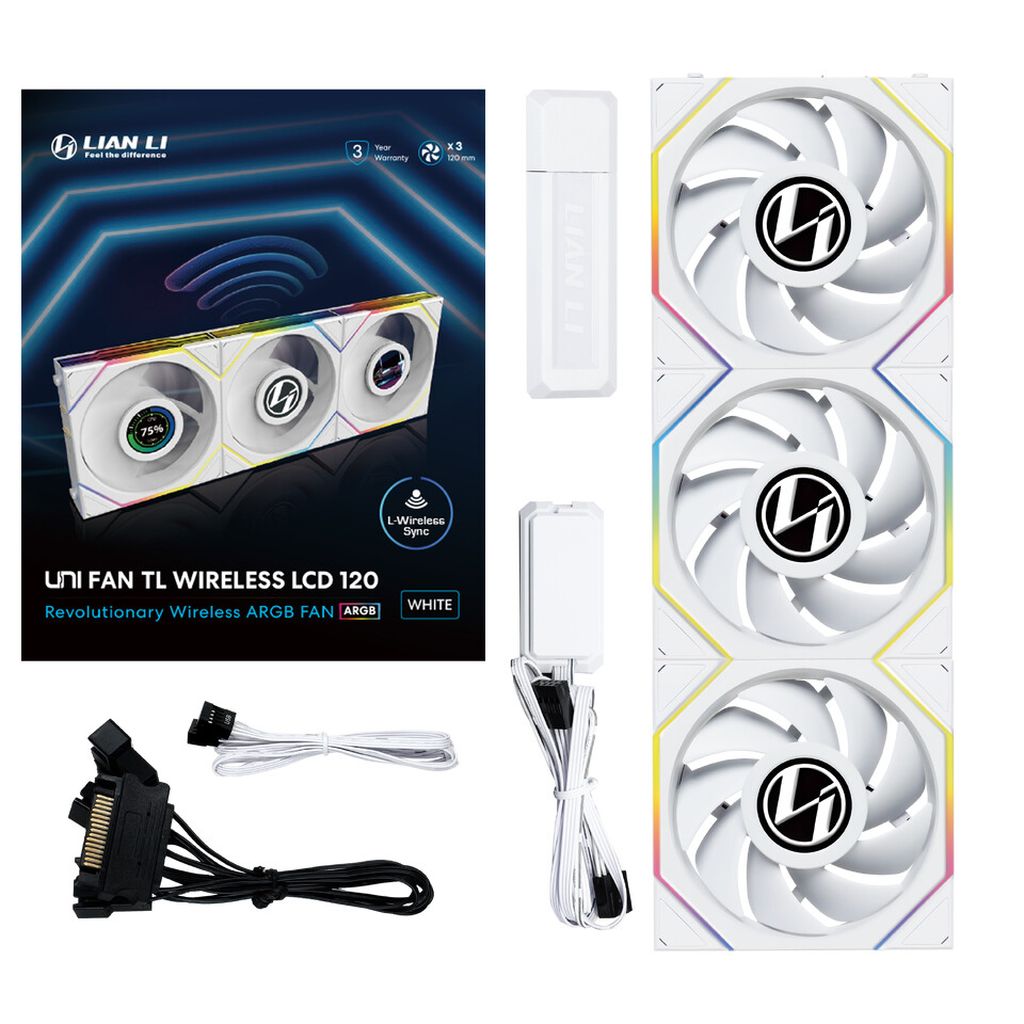 联力发布 UNI FAN TL 无线系列风扇:告别线材束缚,无线控制 ARGB 和速度