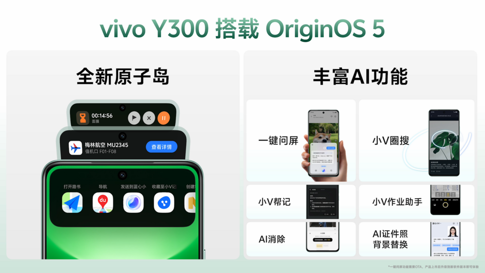 vivo Y300系列手机正式发布 售价1399元起