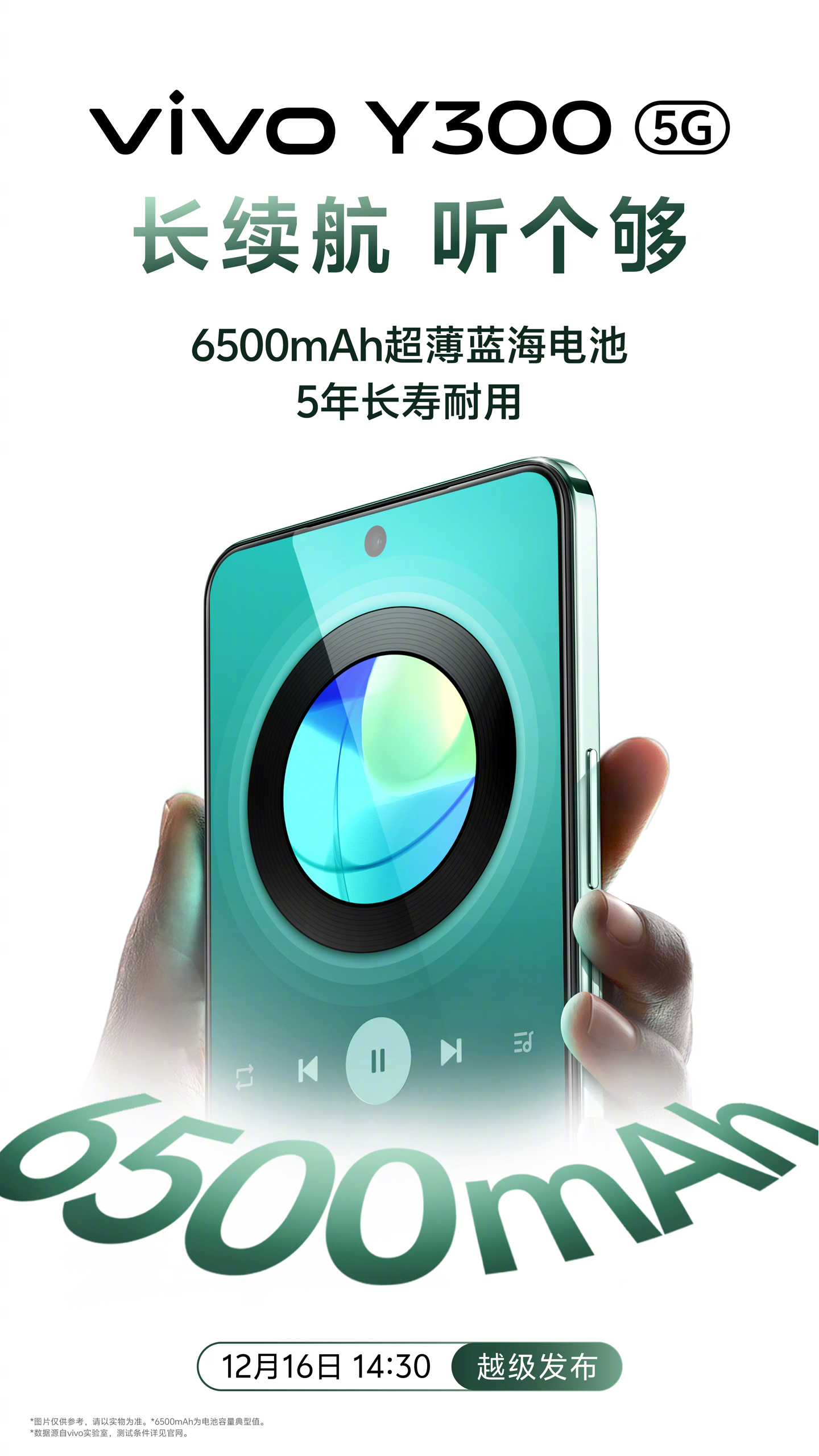 vivo Y300 手机搭载 OriginOS 5 系统,支持全新「原子岛」功能