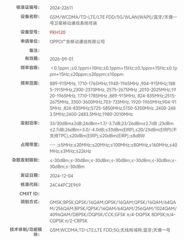 代号珠峰!OPPO Find X8 Ultra入网