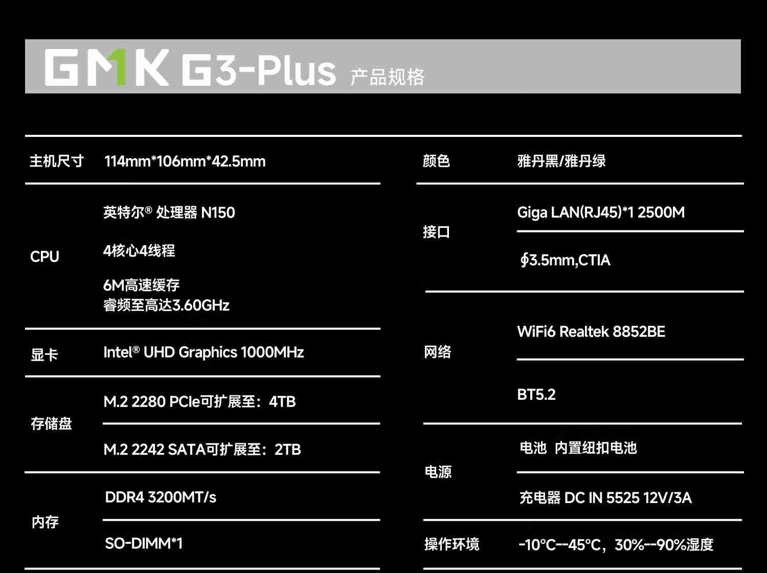 极摩客 G3 PLUS 迷你主机开售：英特尔 N150 处理器，准系统 569 元