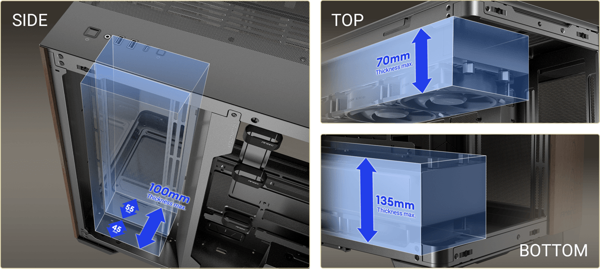 安钛克 C8 Curve Wood 全塔海景房机箱国行开售:单片曲面弯玻 + 木饰板,859 元
