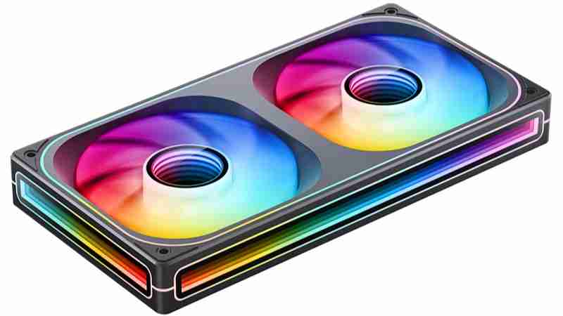 乔思伯推出 ZB 系列无限镜灯效风扇：可选正反叶，多颗装联体设计