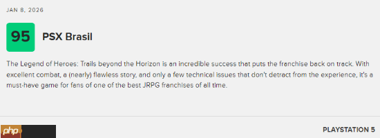 《界之轨迹》M站87分!剧情引人入胜 战斗也尤为出色