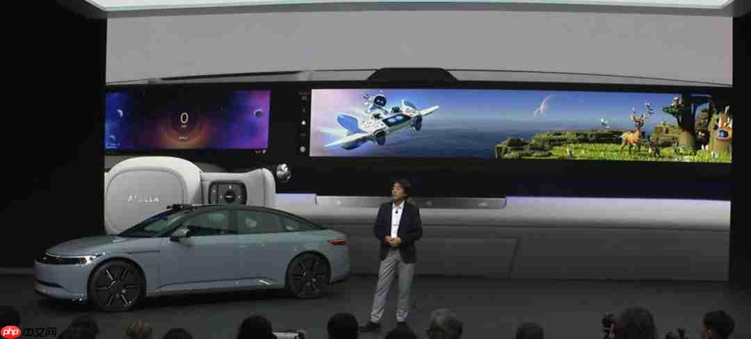 CES：索尼和本田展示电动汽车 本质上是一台PlayStation游戏机