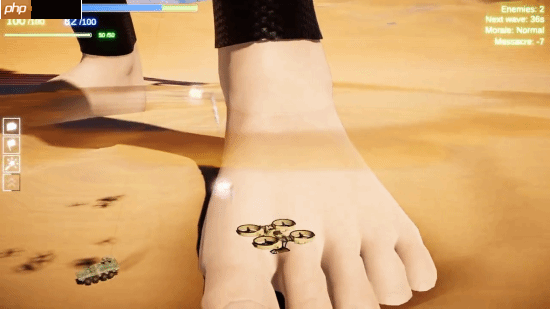 又一款性感女巨人游戏？玉足践踏装甲车化为齑粉