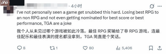 《天国拯救2》空手而归遭争议!你认为它该拿奖吗?