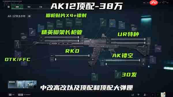 三角洲行动S7AK12改枪方案