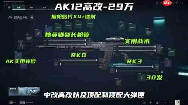 三角洲行动S7AK12改枪方案