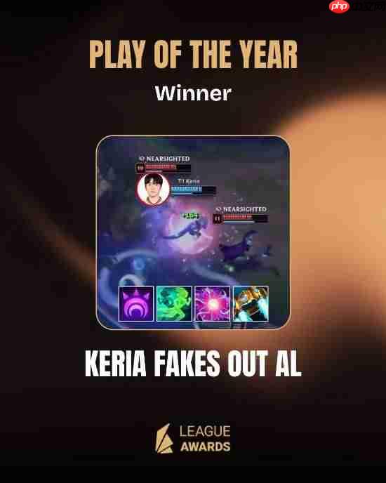 LOL年度大奖出炉！Chovy击败Faker当选最佳年度选手