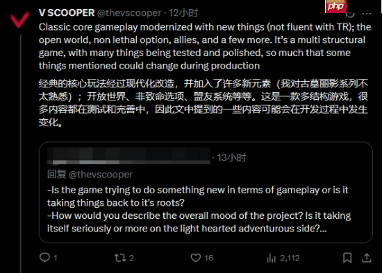 《古墓丽影》新作大爆料：玩法更现代 已到最终打磨阶段！