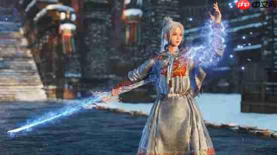 《明末》1.7补丁新增防具展示：鱼龙加身女侠威武