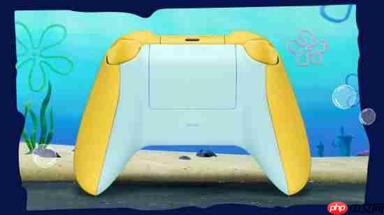 XBOX联动海绵宝宝大电影:限定联名手柄来了!