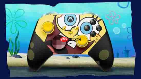 XBOX联动海绵宝宝大电影:限定联名手柄来了!