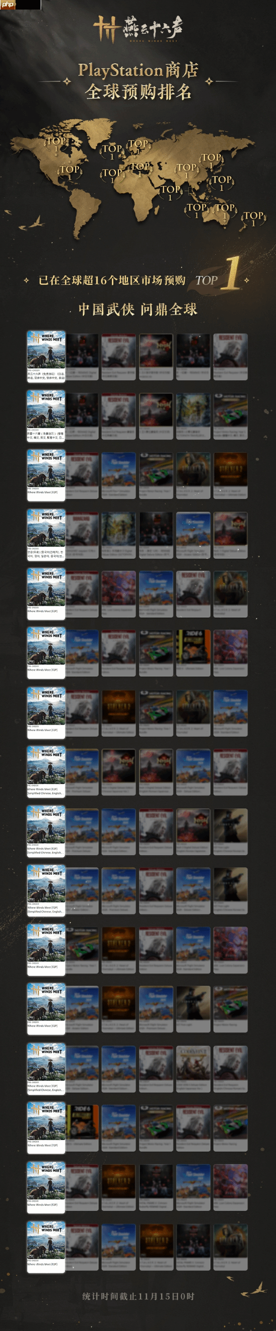 中国武侠问鼎全球！《燕云》国际服玩家数突破50万