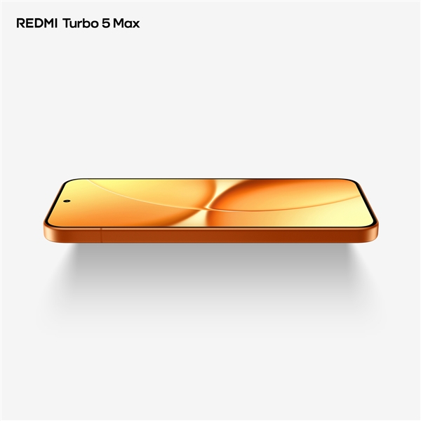 首款天玑9500s旗舰!REDMI Turbo 5 Max阳光橙外观图公布